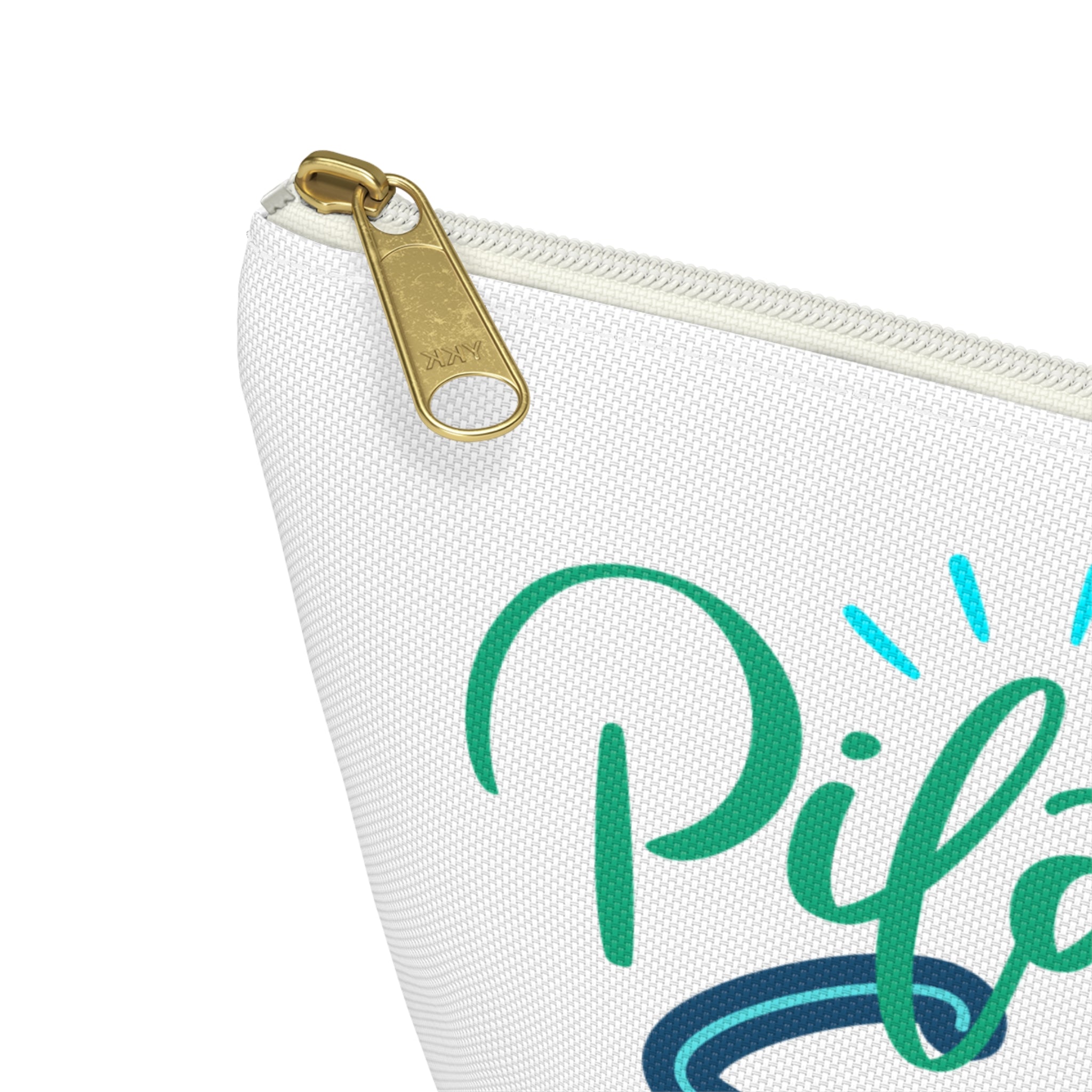 Pilates Socks Accessory Pouch — T‑Bottom Zip Bag for Workout Gear