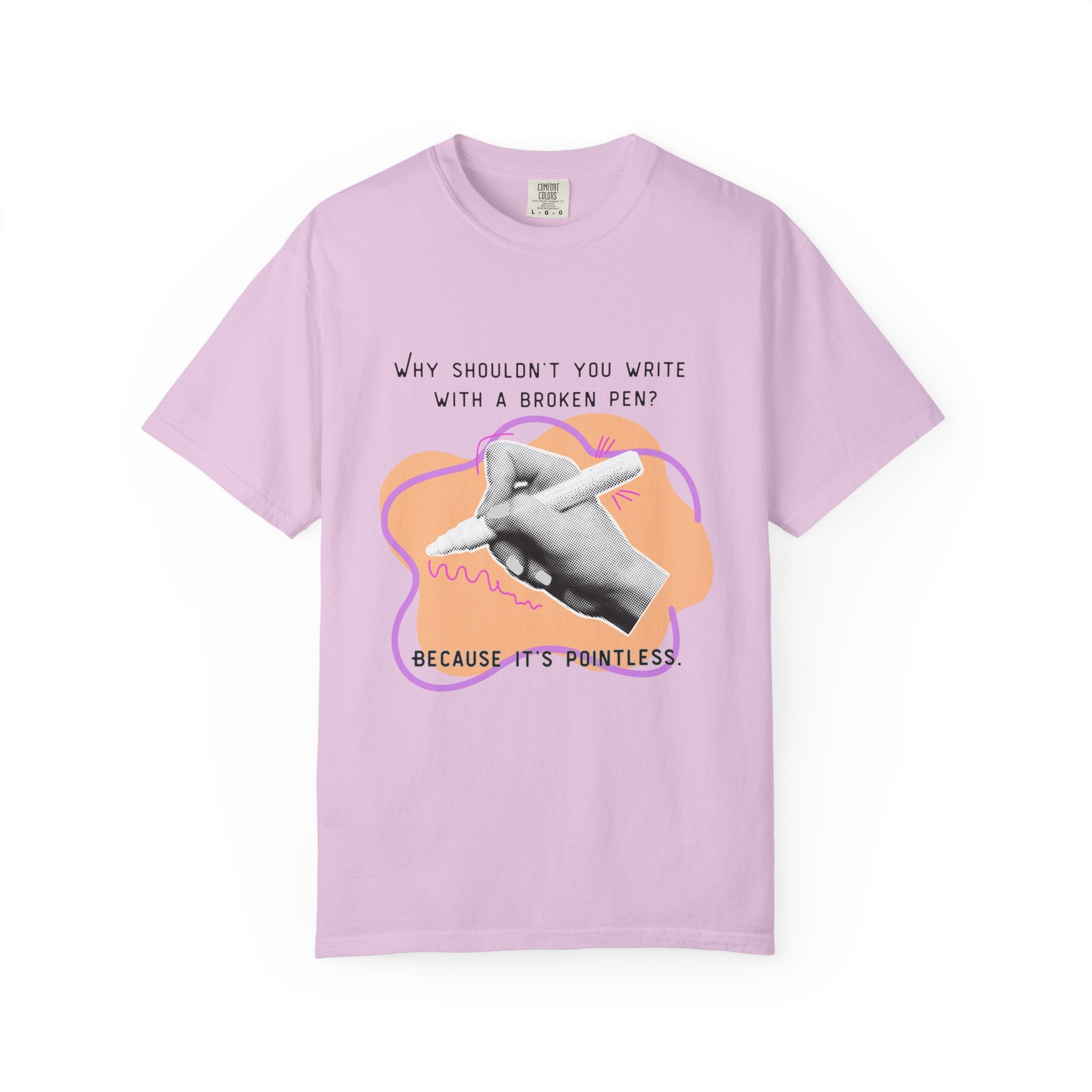 Punny Pen Dad Joke T‑Shirt — “Because It’s Pointless” Graphic Tee