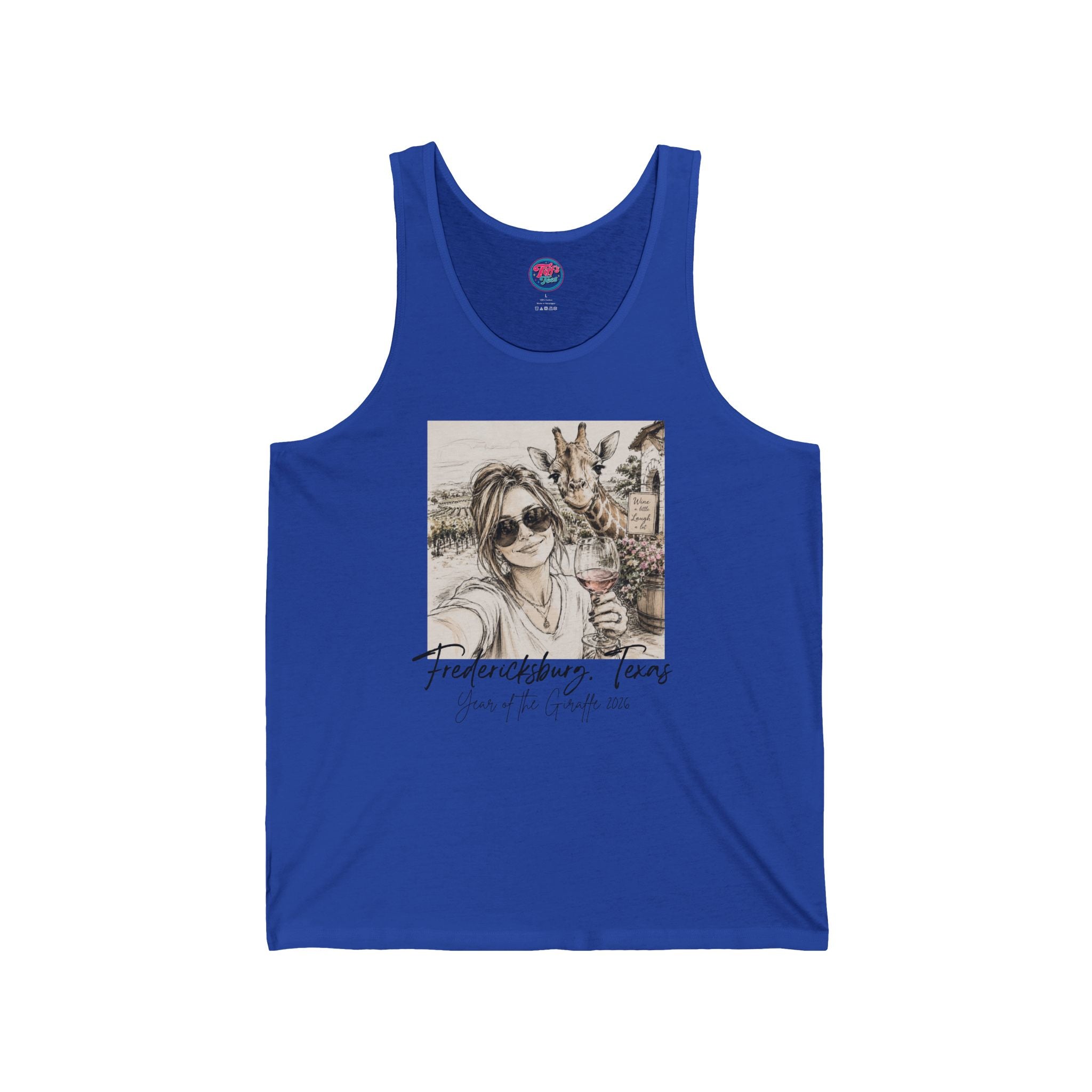 Fredericksburg Texas Vintage Photo Tank Top — Vacation Souvenir Tank