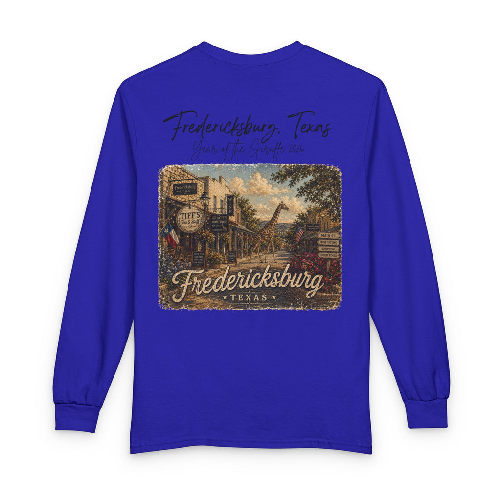 Fredericksburg Texas Vintage Scenic Long Sleeve Shirt