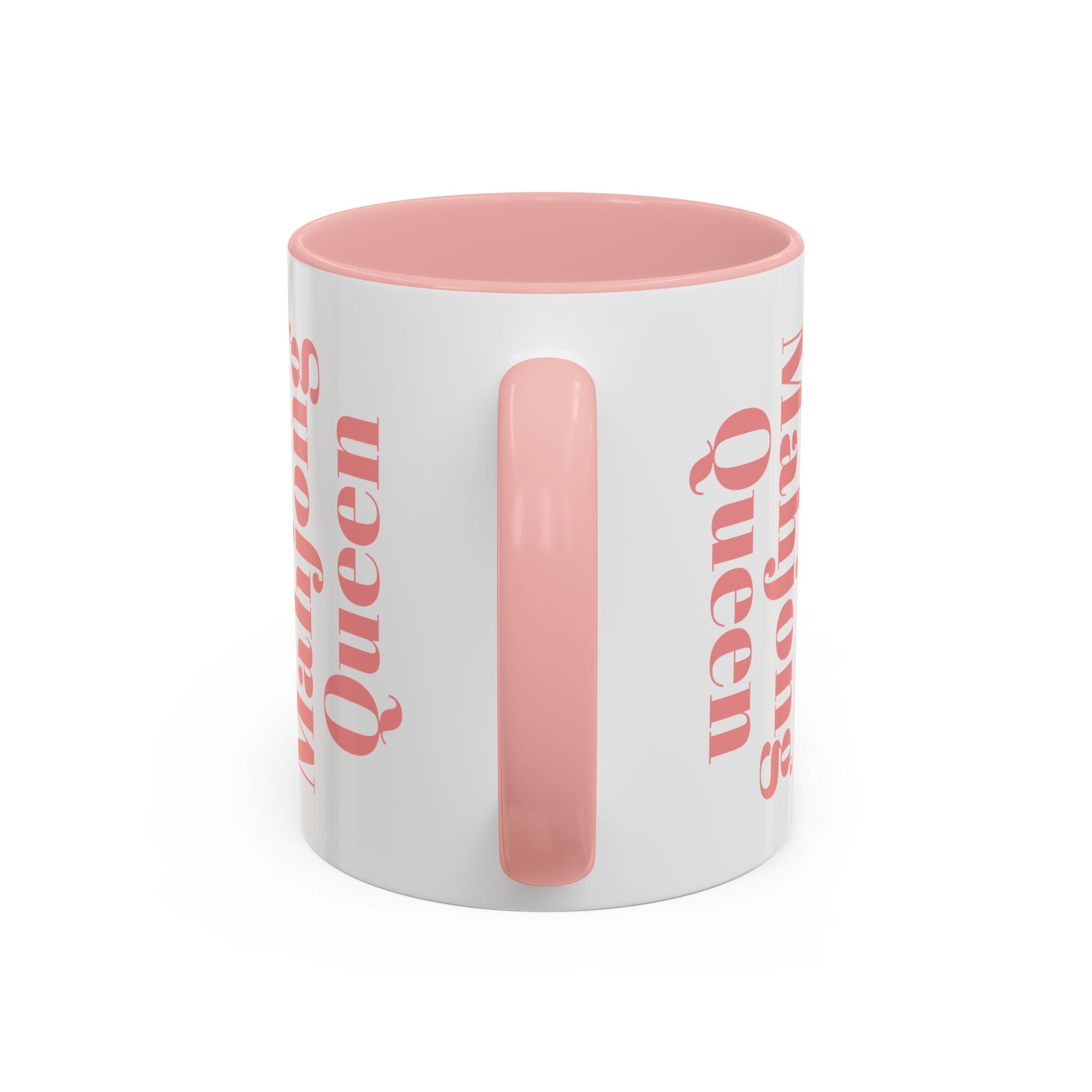 Mahjong Queen Accent Coffee Mug – Retro Tile Design, 11 oz