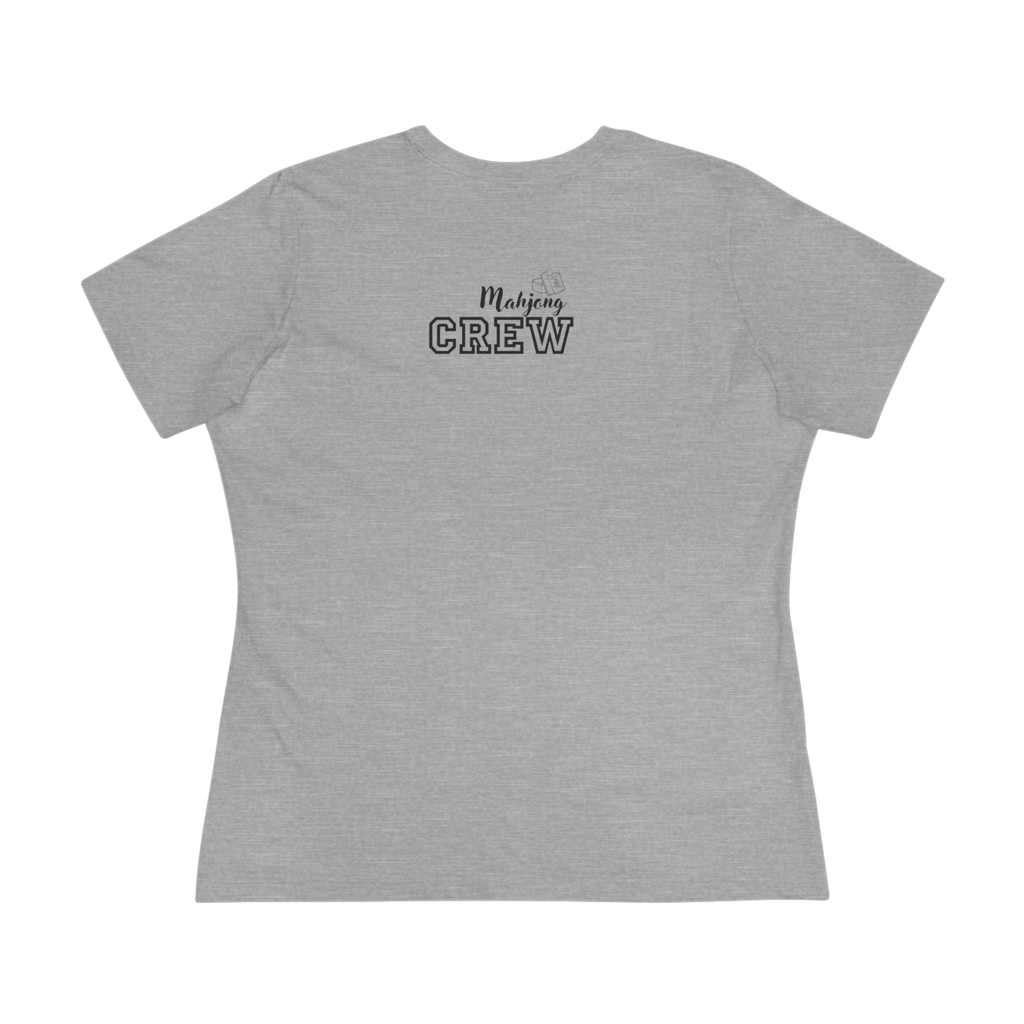 Pung Intended Women's Tee - Funny Mahjong Crew Cotton Shirt