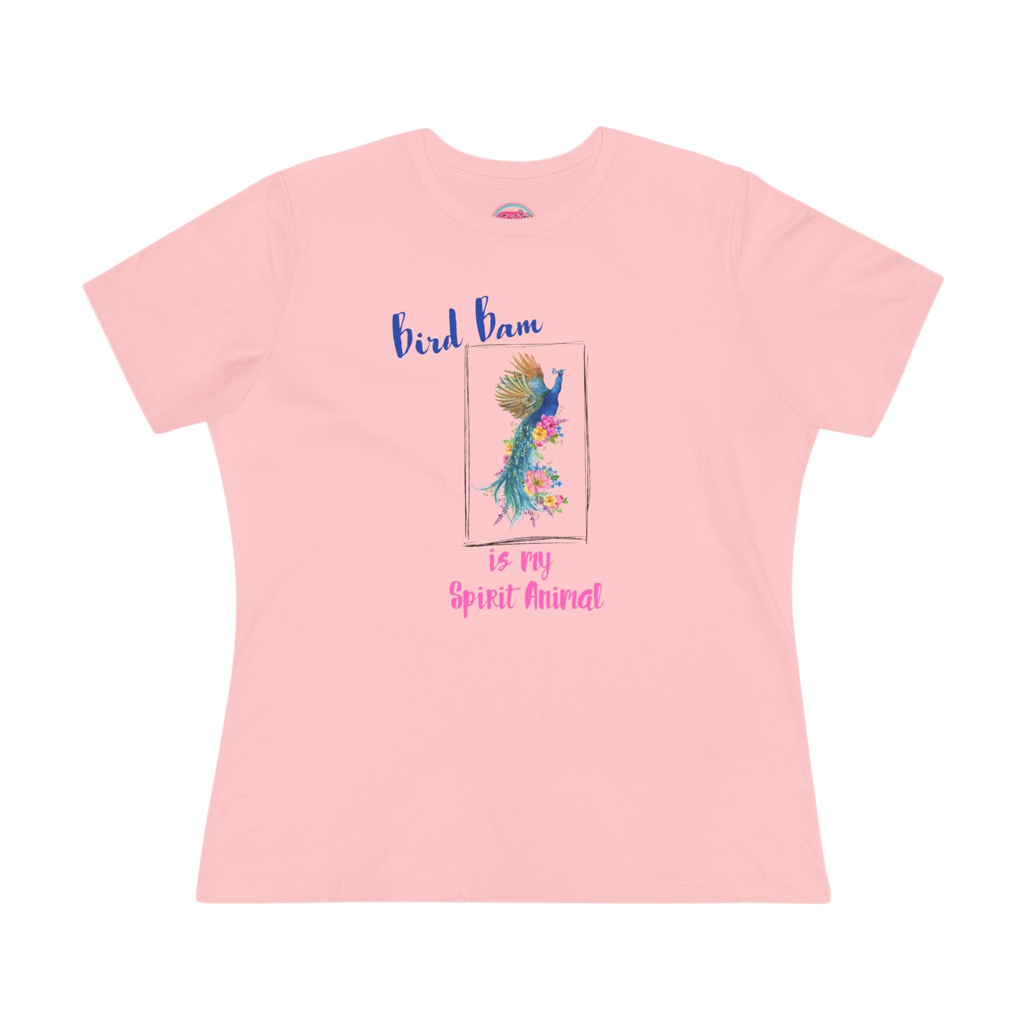 Bird Bam Is My Spirit Animal Tee — Women's Cotton Graphic Mahjong Shirt