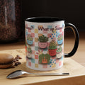 What up Succa? Cute Succulent Accent Coffee Mug – Fun Plant Lover Gift (11 oz)