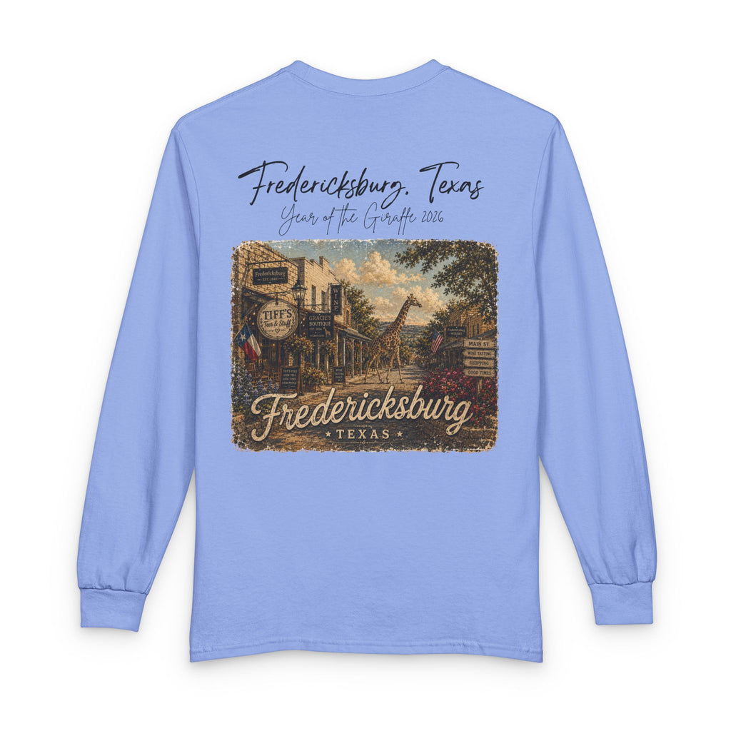 Fredericksburg Texas Vintage Scenic Long Sleeve Shirt