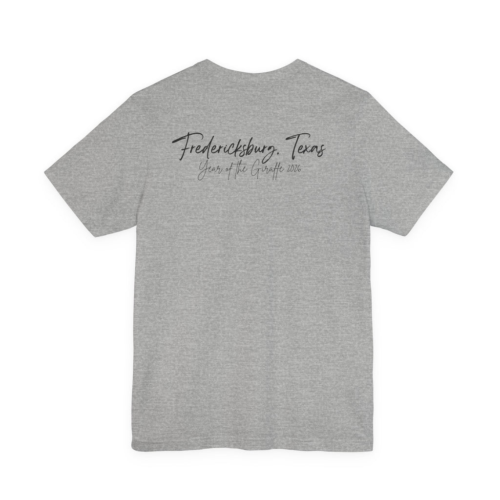 Fredericksburg Texas Vintage Scene Tee featuring Gracie
