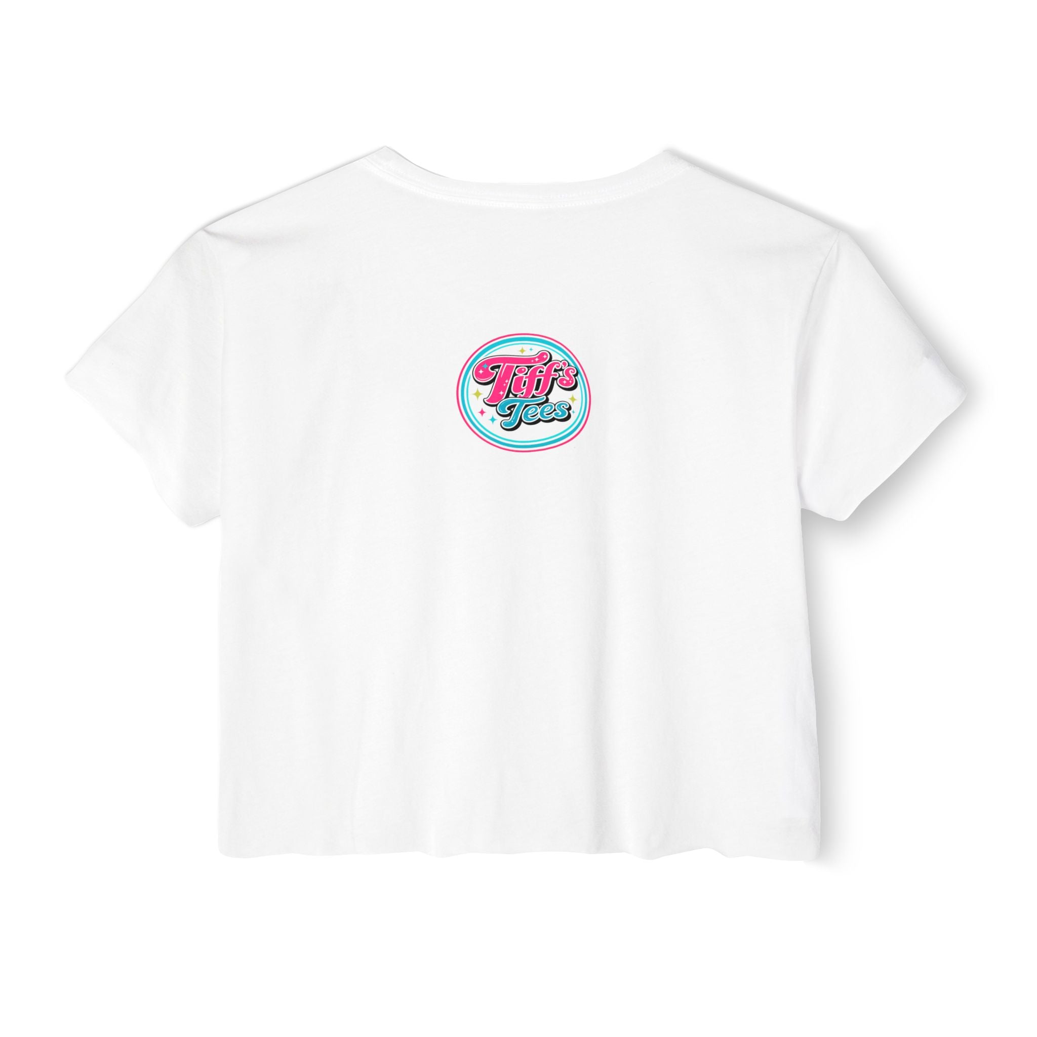 Pilates Women's Crop Top — 'Pilates' V-Sit Design with Breath • Control • Flow