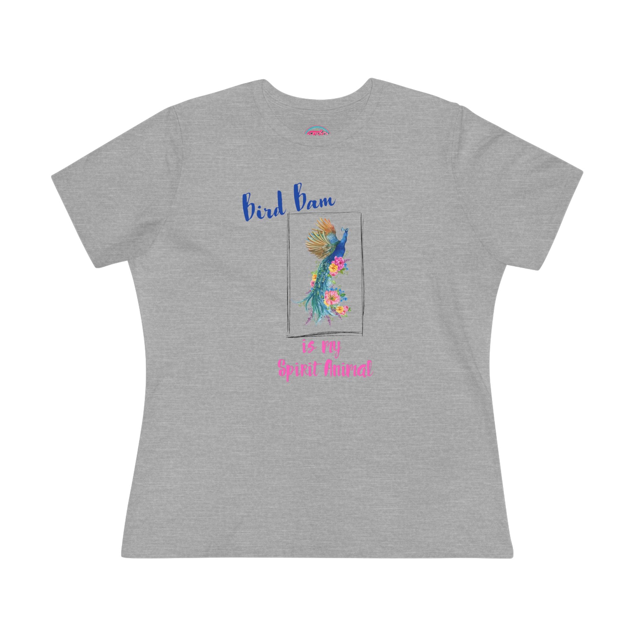 Bird Bam Is My Spirit Animal Tee — Women's Cotton Graphic Mahjong Shirt