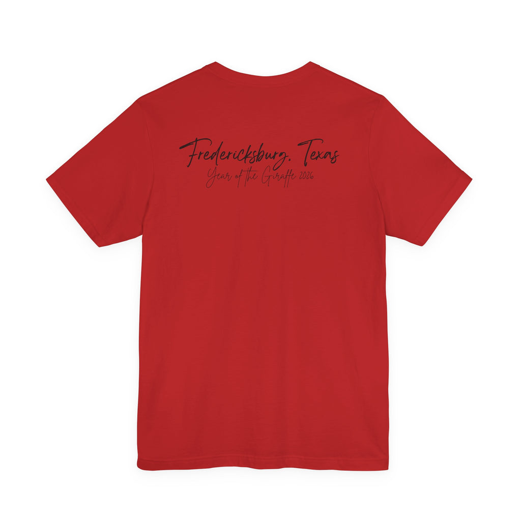 Fredericksburg Texas Vintage Scene Tee featuring Gracie