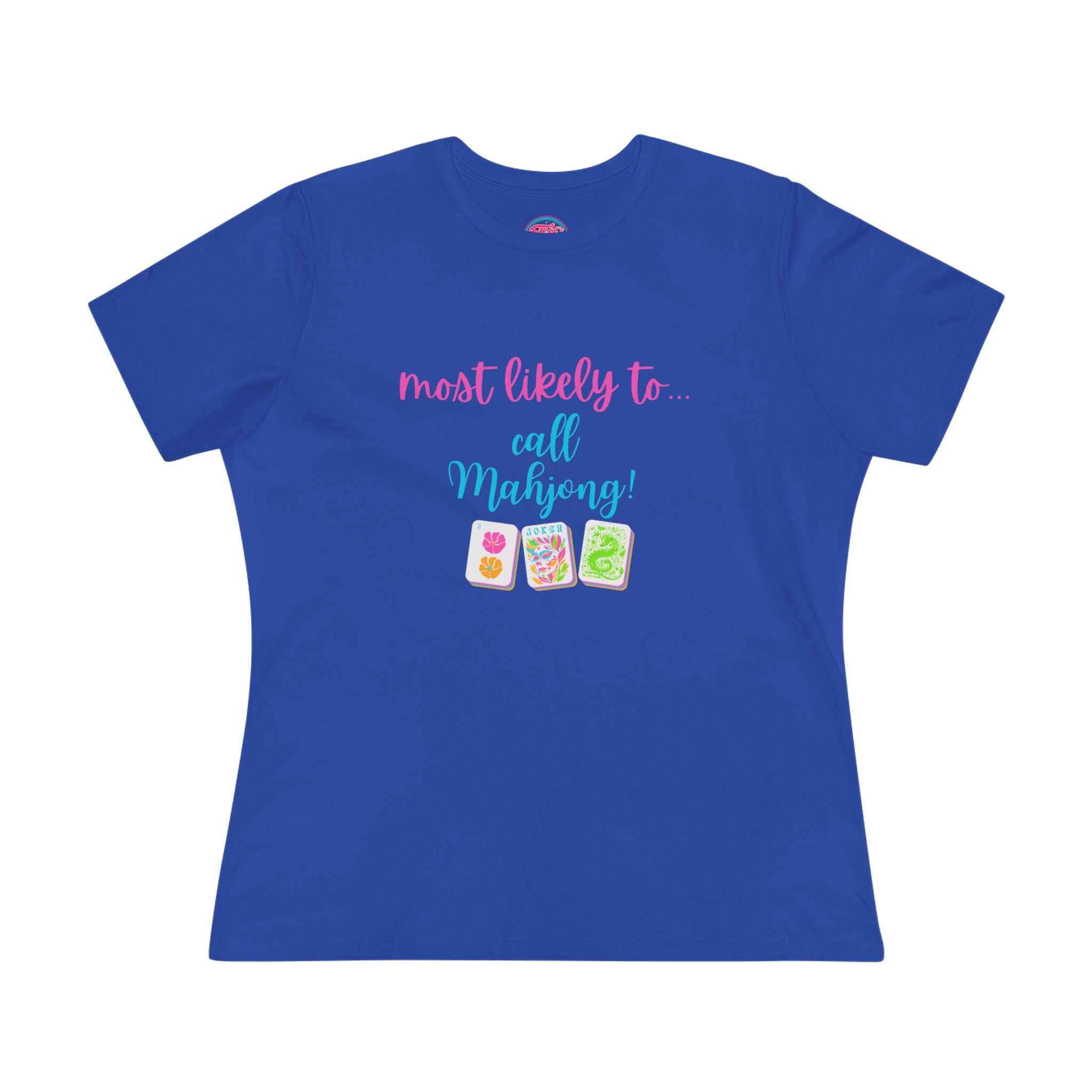 Most Likely to Call Mahjong - Funny Mahjong Women’s Cotton Tee